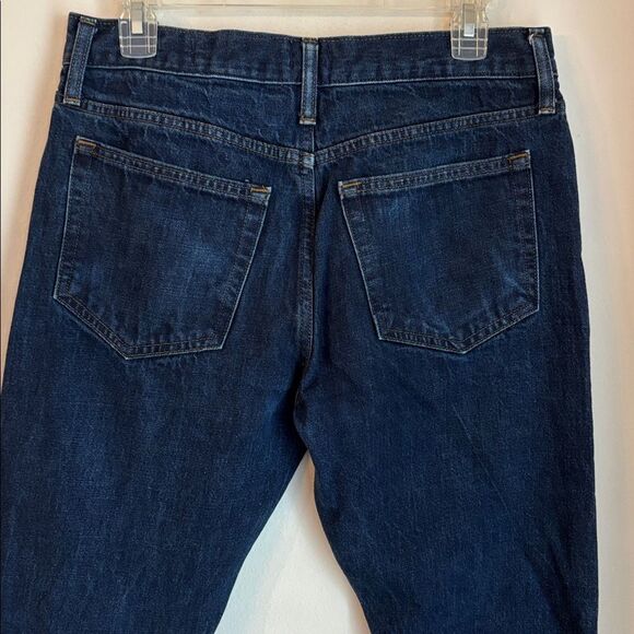 J. Crew Mens Selvedge Deep Indigo Straight leg Jeans dark wash 31X30 Classic EUC - Picture 8 of 13